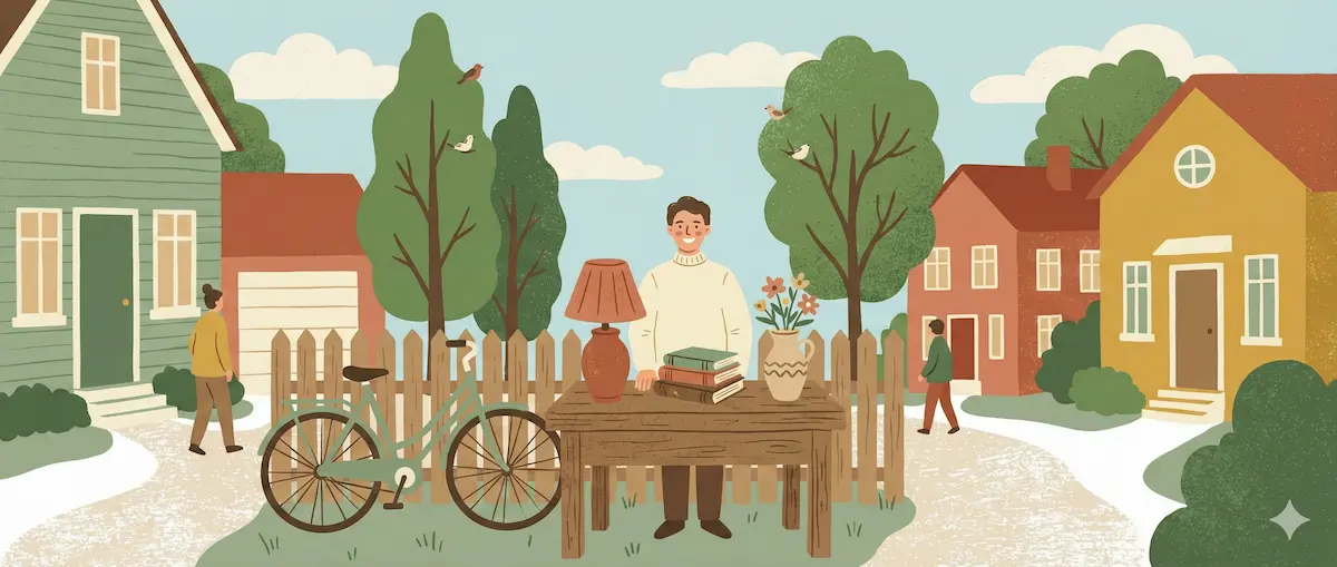 Fröhliche Nachbarschaft